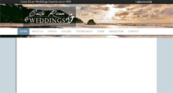 Desktop Screenshot of costaricanweddings.com